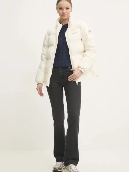 Guess Jeans kurtka zimowa beżowy