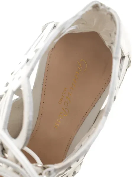 Sandale Gianvito Rossi alb