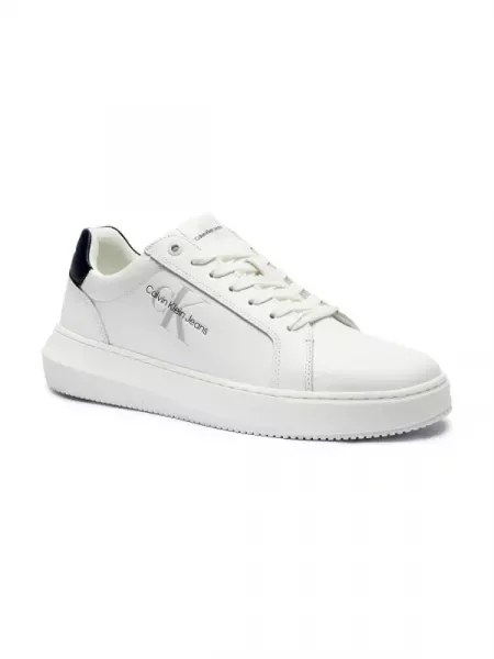 Sneakerși Calvin Klein Jeans alb
