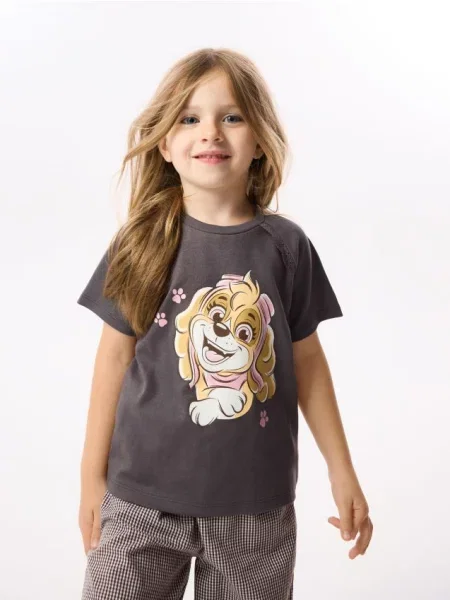 Reserved Tricou Paw Patrol gri-închis gri