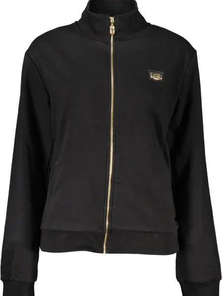 Bluza Cavalli Class z długim rękawem elegancka czarna