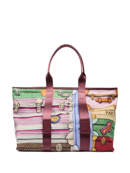 Geantă shopper Lancel violet