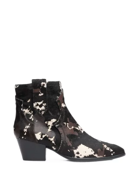 Botine Ash evazate negru