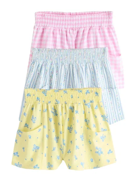 Next Pantaloni albastru / galben / roz alb