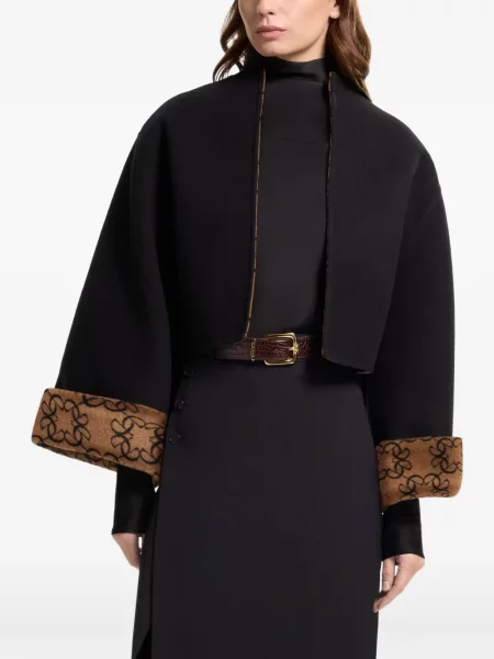 Reversibil geacă Elie Saab negru