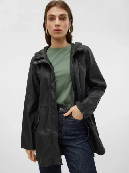 Μπουφάν Vero Moda μαύρο