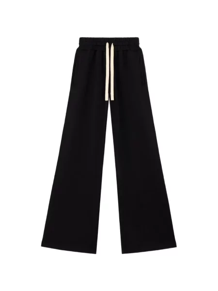 Pantaloni Palm Angels alergare cu autograf negru