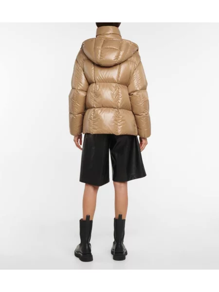 Geacă cu puf Moncler bej
