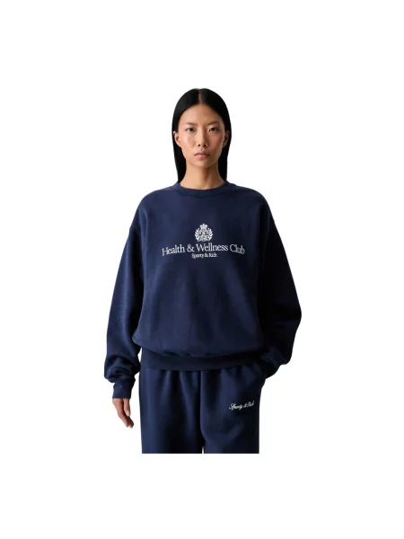 Bluza Sporty And Rich niebieska
