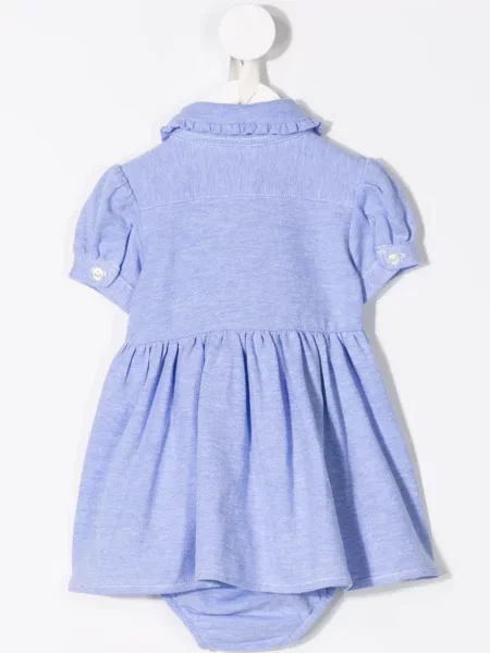 Sukienka dziecięca Polo Ralph Lauren niebieska