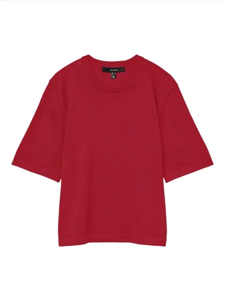 VERO MODA Pulover VMSILJE' roșu