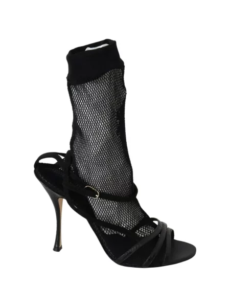 Sandale Dolce & Gabbana cu cataramă plasă negru