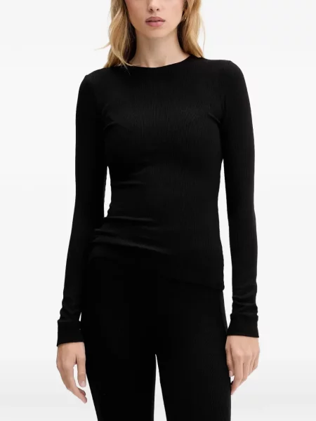 Lung tricou La Mania negru