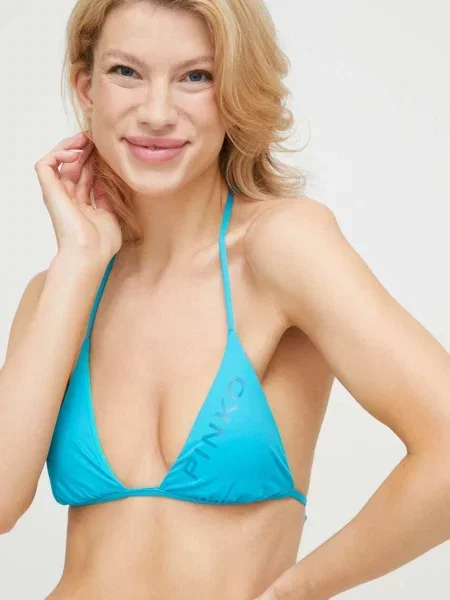 Pinko Plavková podprsenka modrá