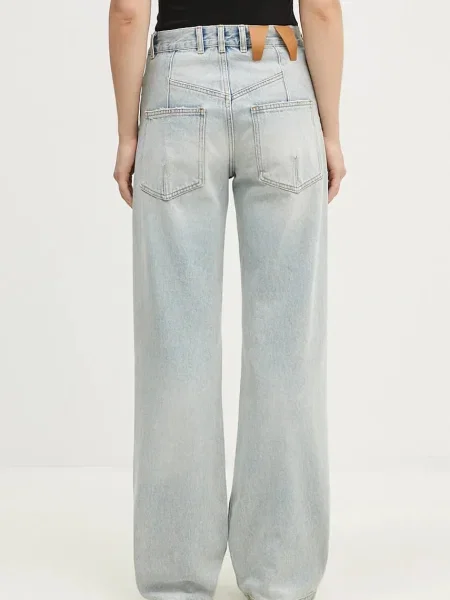 DARKPARK jeansy Lu niebieskie