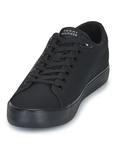 Pantofi Tommy Hilfiger din canvas negru