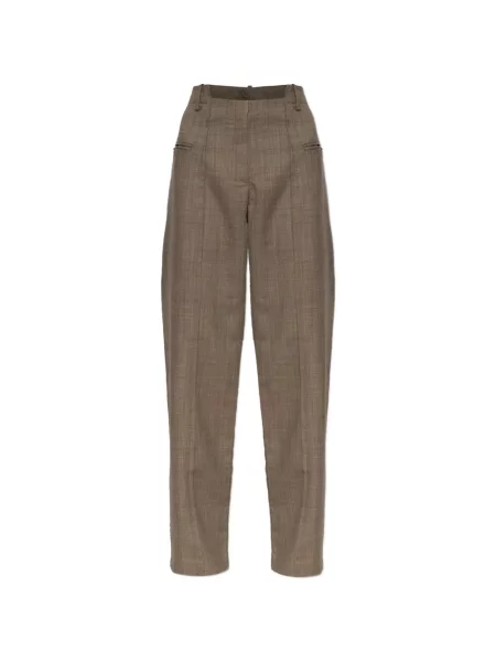 Pantaloni Ganni maro