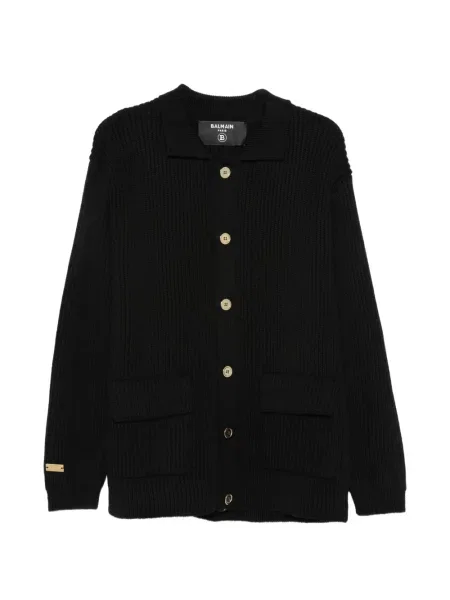 Kardigan dziecięcy Balmain czarny