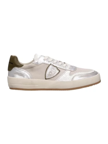 Buty do tenisa Philippe Model skórzane do tenisa beżowe