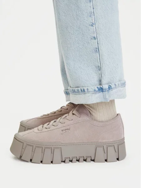 Tommy Jeans TJW PLATFORM SNEAKER SUEDE tenisice za žene od brušene kože siva