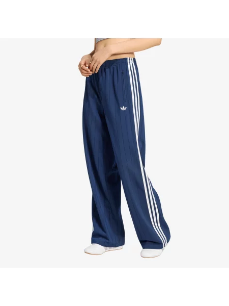 Spodnie dresowe adidas Pinstripe Firebird Loose Trackpant Night Indigo/ White/ Grey Two M białe