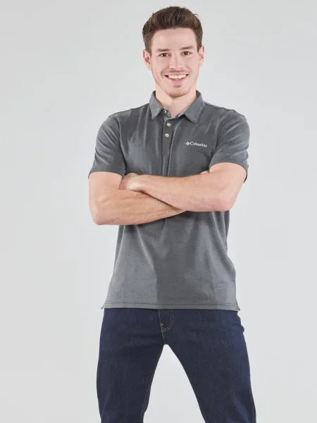 Polo Columbia gri