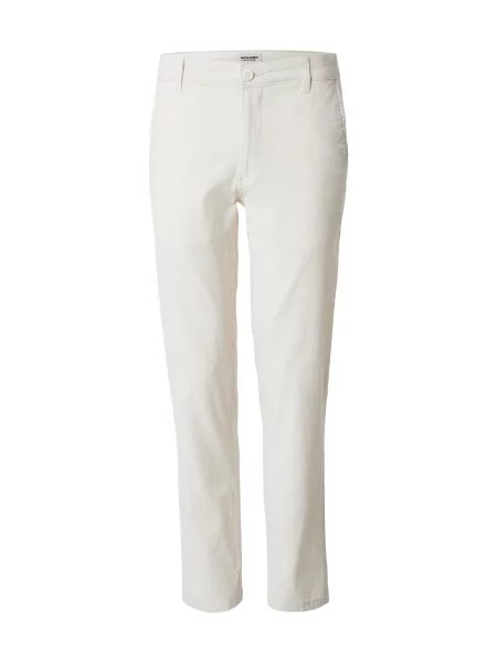 JACK & JONES Pantaloni eleganți JPSTOLLIE JJDAVE natural alb