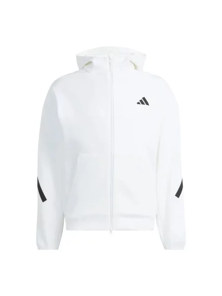 Bluza dresowa zapinana na błyskawiczny adidas Z.N.E. biała
