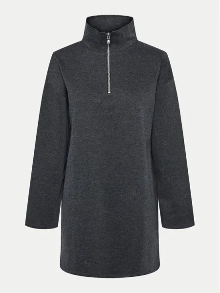 Pieces Rochie tricotată gri