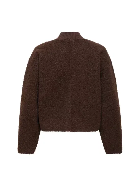 Sweter z golfem Ichi do golfa brązowy