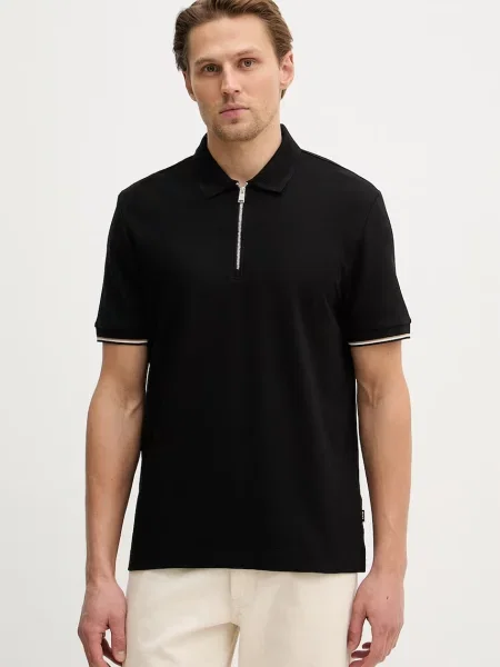 BOSS polo de C-Pei 04 negru