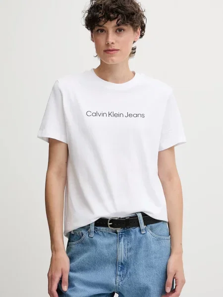Calvin Klein Jeans tričko bílé