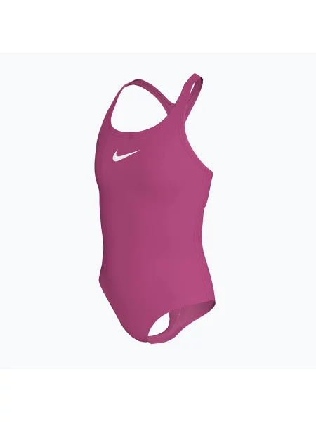 Gyerek egyrészes fürdőruha Nike Effortless Essential desert pink. Méret: L rózsaszín