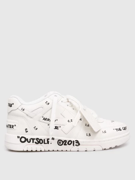 Шкіряні кросівки Out Of Office Off-white білі