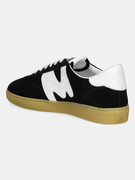 MSGM sneakers din piele intoarsă negru
