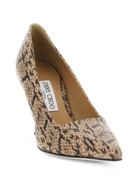 Pantofi cu toc Jimmy Choo cu model piele de șarpe