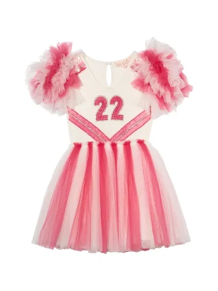 Sukienka mini dziecięca Tutu Du Monde różowa
