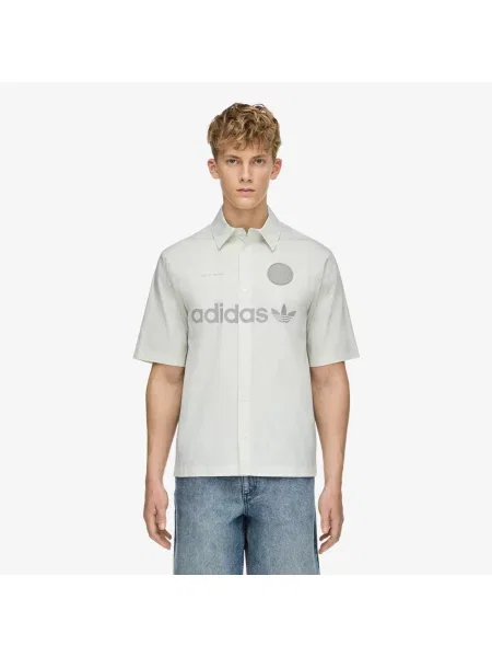 Adidas Originals x SFTM koszula z bawełną biała