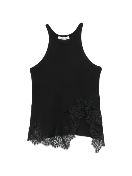 Top Dorothee Schumacher din dantelă negru