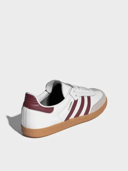 Кожаные кеды Adidas белые