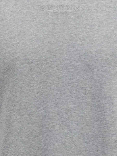 Hanorac Balmain cu broderie gri