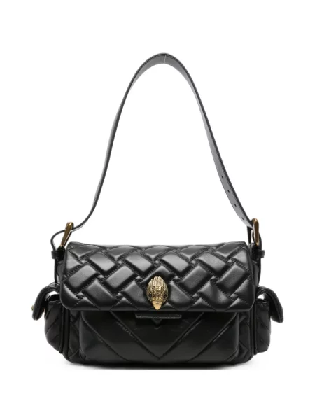 Matlasat geantă Kurt Geiger London din piele negru