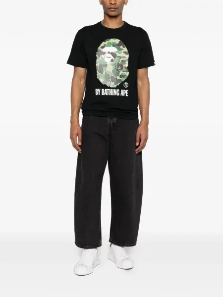 Tricou A Bathing Ape® cu model camuflaj negru