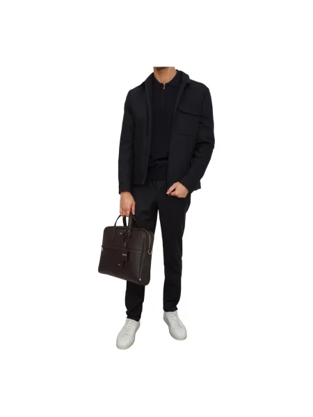 Sweter Corneliani wełniany niebieski
