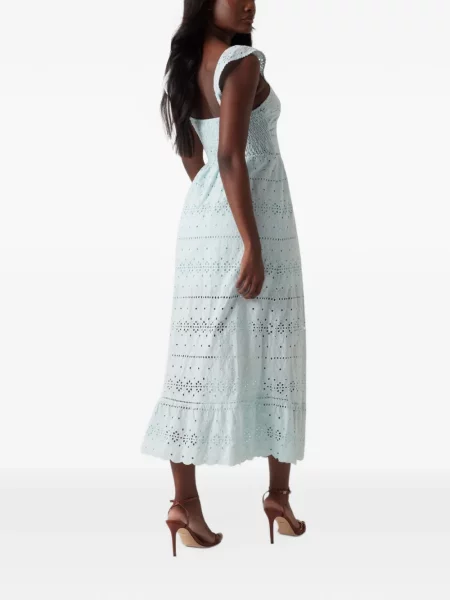 Rochie Guess cu broderie verde