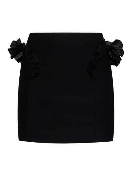 Mała mały spódnica mini Nensi Dojaka z falbankami czarna