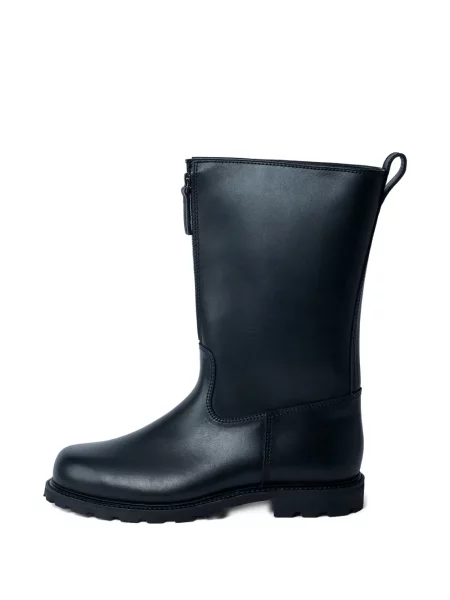 Botine Rier din piele negru