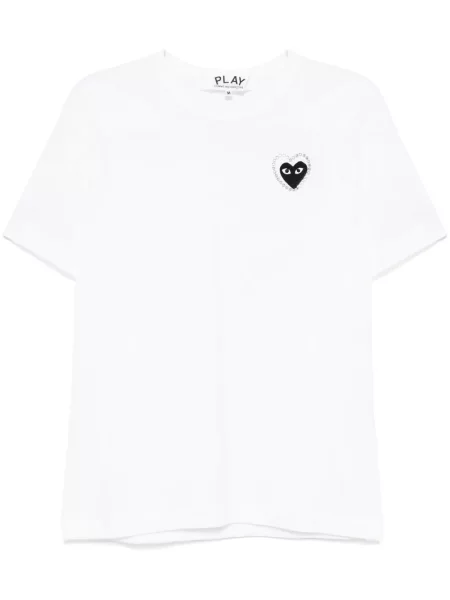 Tricou Comme Des Garcons Play alb
