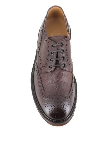 Δερμάτινος brogues Henderson Baracco καφέ