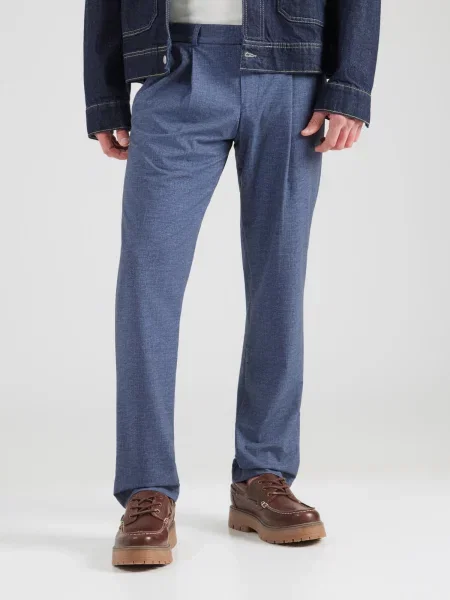 Bugatti Pantaloni cutați amestec albastru